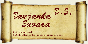 Damjanka Suvara vizit kartica